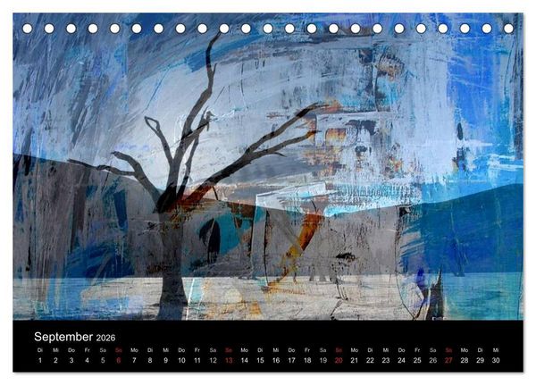 Produktbild: MEDIA-ART Der Kunstkalender (Tischkalender 2026 DIN A5 quer), CALVENDO Monatskalender