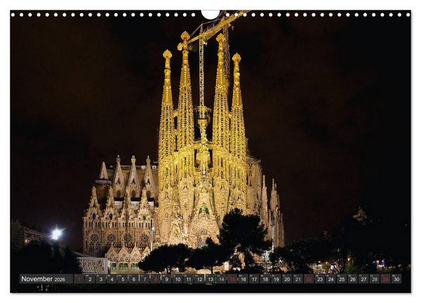 Produktbild: Metropole Barcelona (Wandkalender 2026 DIN A3 quer), CALVENDO Monatskalender