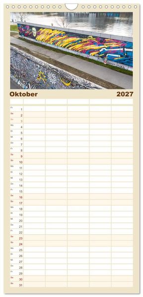 Produktbild: Familienplaner 2027 - Berlin - Reise durch die deutsche Geschichte mit 5 Spalten (Wandkalender, 21 x 45 cm) CALVENDO