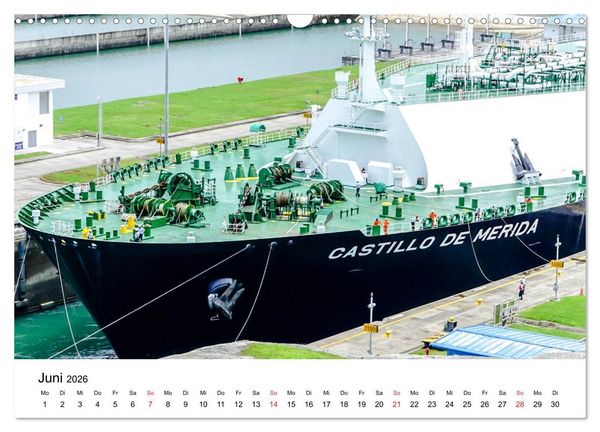 Produktbild: Panamakanal - Zwischen Atlantik und Pazifik (Wandkalender 2026 DIN A3 quer), CALVENDO Monatskalender