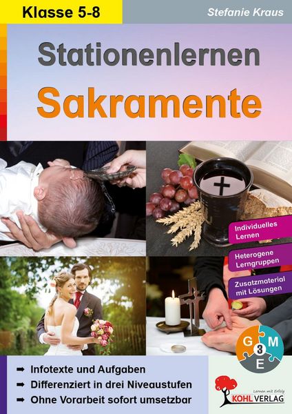 Produktbild: Stationenlernen Sakramente / Klasse 5-8