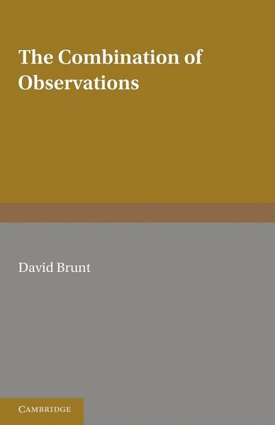 Produktbild: The Combination of Observations