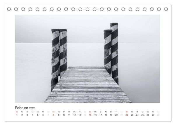 Produktbild: Limone sul Garda schwarzwei&szlig; (Tischkalender 2026 DIN A5 quer), CALVENDO Monatskalender