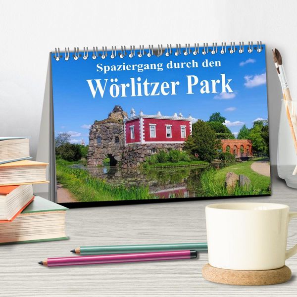 Produktbild: Spaziergang durch den W&ouml;rlitzer Park (Tischkalender 2026 DIN A5 quer), CALVENDO Monatskalender