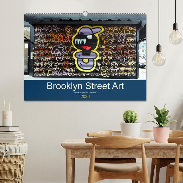 Produktbild: Brooklyn Street Art (Wandkalender 2026 DIN A2 quer), CALVENDO Monatskalender