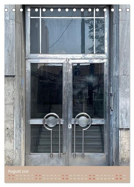 Produktbild: Doors of Belgrade (Desk Calendar 2026 DIN A5 portrait), CALVENDO 12 Month DeskCalendar