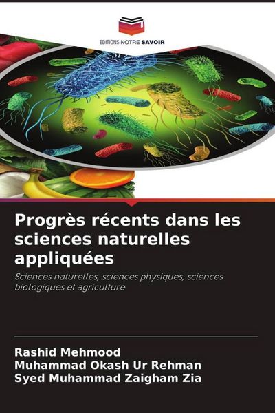 Produktbild: Progr&egrave;s r&eacute;cents dans les sciences naturelles appliqu&eacute;es
