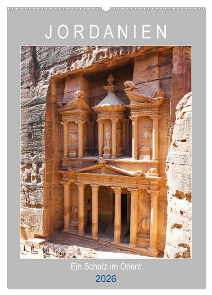 Produktbild: Jordanien ein Schatz im Orient (Wandkalender 2026 DIN A2 hoch), CALVENDO Monatskalender