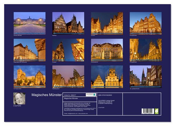 Produktbild: Magisches M&uuml;nster (Wandkalender 2026 DIN A2 quer), CALVENDO Monatskalender