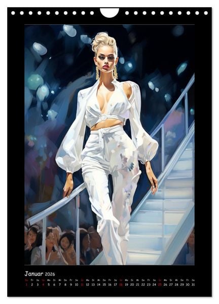 Produktbild: Cat Walk. Paintings (Wandkalender 2026 DIN A4 hoch), CALVENDO Monatskalender