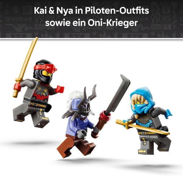 Produktbild: LEGO NINJAGO 71870 Die Zwillings-Titanmechs, Actionfiguren zum Bauen, Spielen und Ausstellen