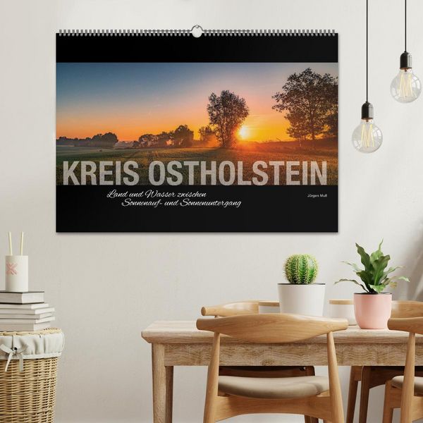 Produktbild: Kreis Ostholstein - Land und Wasser zwischen Sonnenauf- und Sonnenuntergang (Wandkalender 2026 DIN A2 quer), CALVENDO Monatskalender