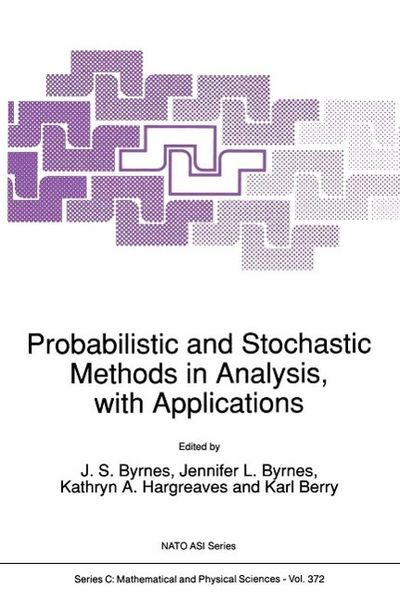 Produktbild: Probabilistic and Stochastic Methods in Analysis, with Applications