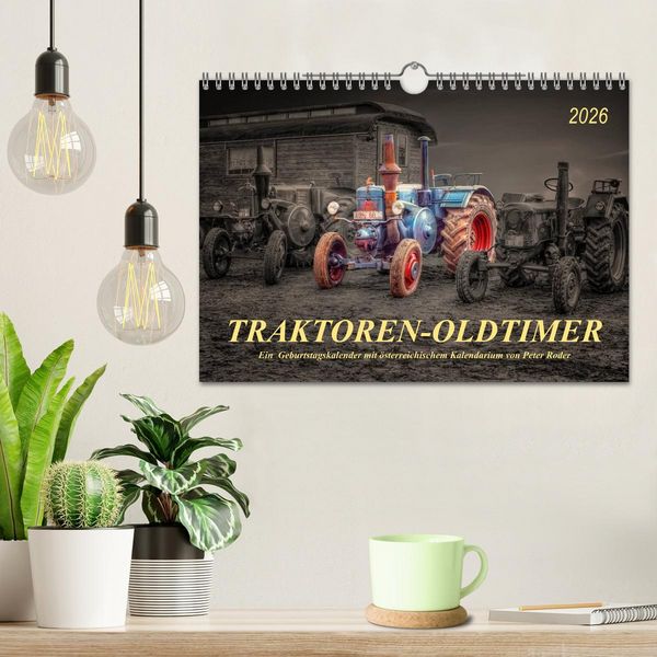 Produktbild: Traktoren - Oldtimer (Wandkalender 2026 DIN A4 quer), CALVENDO Monatskalender
