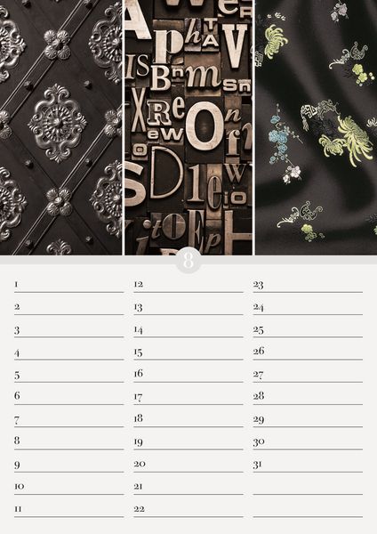 Produktbild: Geburtstagskalender Harmonie & Farbe - immerw&auml;hrend - (21 x 30)