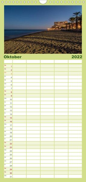 Produktbild: Familienplaner Andalusien - die Wiege vieler spanischer Traditione (Wandkalender 2022 , 21 cm x 45 cm, hoch)