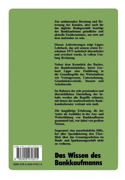 Produktbild: Das Wissen des Bankkaufmanns