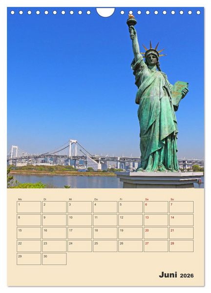 Produktbild: Tokio - Terminplaner (Wandkalender 2026 DIN A4 hoch), CALVENDO Monatskalender