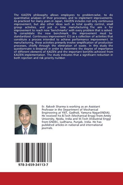 Produktbild: Kaizen: A Approach to Process Improvement in Manufacturing Industry