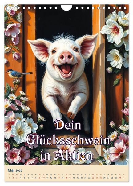 Produktbild: Tierische Leichtigkeit (Wandkalender 2026 DIN A4 hoch), CALVENDO Monatskalender