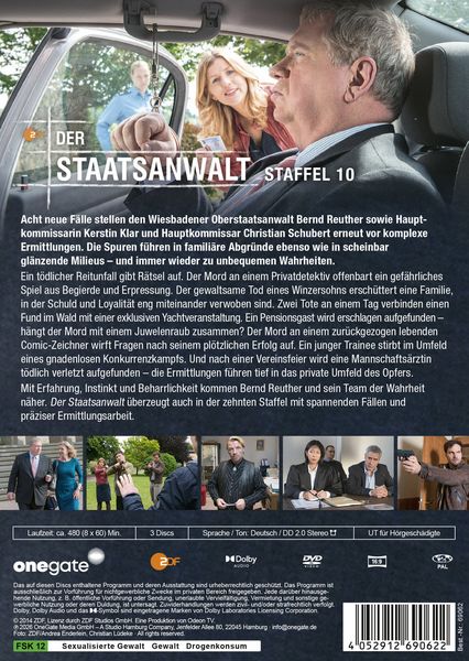 Produktbild: Der Staatsanwalt Staffel 10 [3 DVDs]