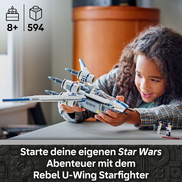 Produktbild: LEGO Star Wars 75399 Rebel U-Wing Starfighter - Set mit 3 Minifiguren