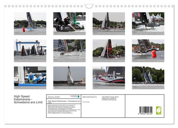 Produktbild: High Speed Katamarane - Schwebend ans Limit (Wandkalender 2026 DIN A3 quer), CALVENDO Monatskalender
