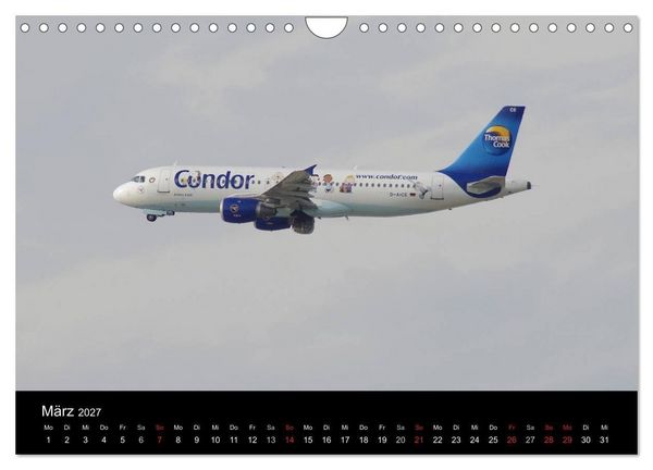 Produktbild: Deutsche Airlines (Wandkalender 2027 DIN A4 quer), CALVENDO Monatskalender