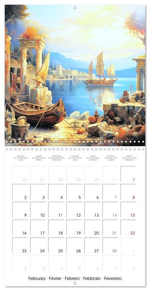 Produktbild: Scenes of Ancient Greece (Wall Calendar 2026 12 &times; 12 Inch) CALVENDO 12 Month Wall Calendar