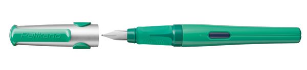 Produktbild: Pelikan F&uuml;ller Pelikano Gr&uuml;n Feder L f&uuml;r Linksh&auml;nder