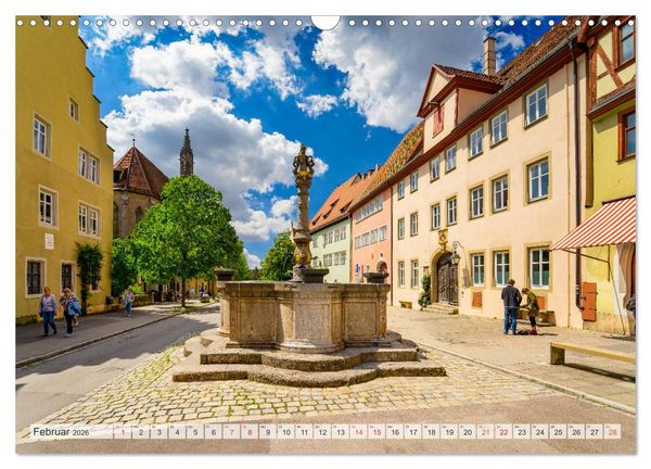 Produktbild: Rothenburg ob der Tauber Impressionen (Wandkalender 2026 DIN A3 quer), CALVENDO Monatskalender