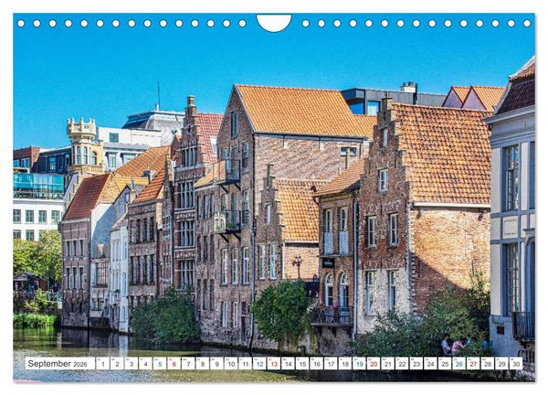 Produktbild: Gent - staunen und erleben (Wandkalender 2026 DIN A4 quer), CALVENDO Monatskalender