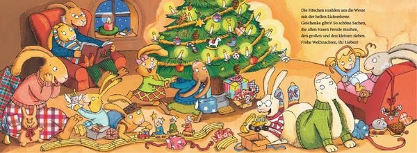 Produktbild: Wenn sieben weihnachtliche Hasen fr&ouml;hlich um die Tanne rasen