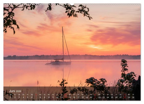 Produktbild: 2026 - wundervolle Lichtstimmungen an Nord- und Ostsee (Wandkalender 2026 DIN A2 quer), CALVENDO Monatskalender