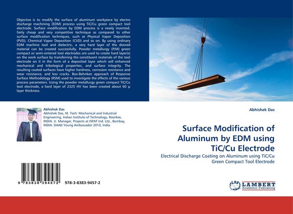 Produktbild: Surface Modification of Aluminum by EDM using TiC/Cu Electrode