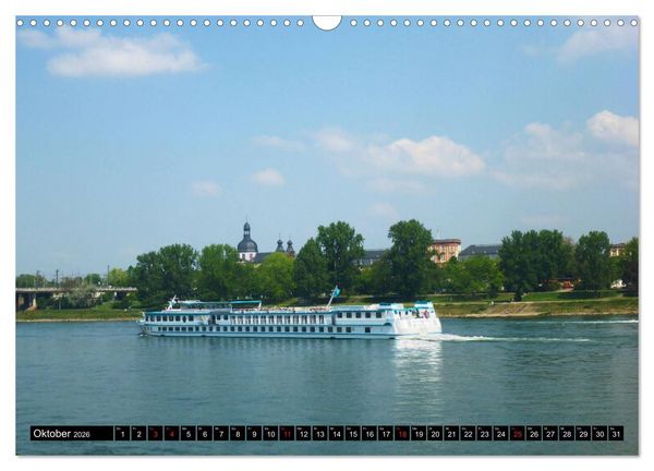 Produktbild: Gr&uuml;nes Mannheim (Wandkalender 2026 DIN A3 quer), CALVENDO Monatskalender