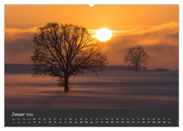 Produktbild: Ammersee bis Walchensee - Traumlandschaften im Voralpenland (hochwertiger Premium Wandkalender 2026 DIN A2 quer), Kunstdruck in Hochglanz