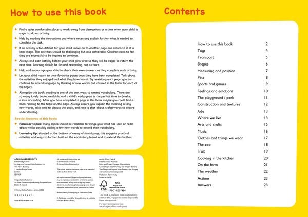 Produktbild: Easy Learn Vocab Ab Age 3-5