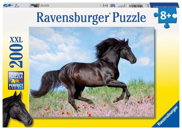 Puzzle Ravensburger Schwarzer Hengst 200 Teile XXL