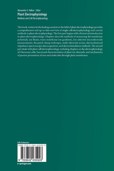 Produktbild: Plant Electrophysiology