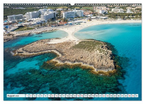 Produktbild: Zypern aus der Luft (hochwertiger Premium Wandkalender 2026 DIN A2 quer), Kunstdruck in Hochglanz