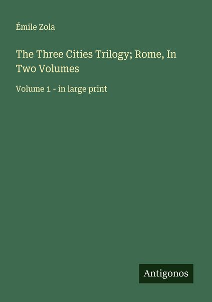 Produktbild: The Three Cities Trilogy; Rome, In Two Volumes