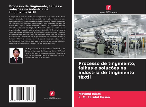 Produktbild: Processo de tingimento, falhas e solu&ccedil;&otilde;es na ind&uacute;stria de tingimento t&ecirc;xtil