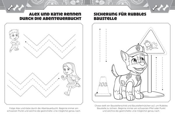 Produktbild: PAW Patrol Vorschulbuch Schwung&uuml;bungen