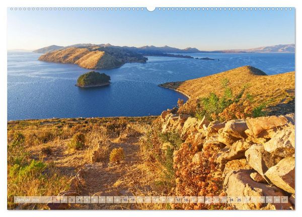 Produktbild: Entdecke Bolivien (hochwertiger Premium Wandkalender 2026 DIN A2 quer), Kunstdruck in Hochglanz