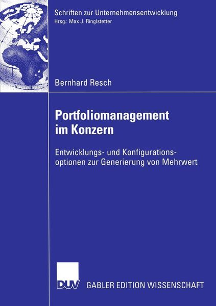 Produktbild: Portfoliomanagement im Konzern