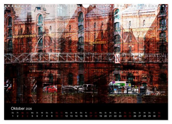 Produktbild: Hamburg-Art (Wandkalender 2026 DIN A3 quer), CALVENDO Monatskalender