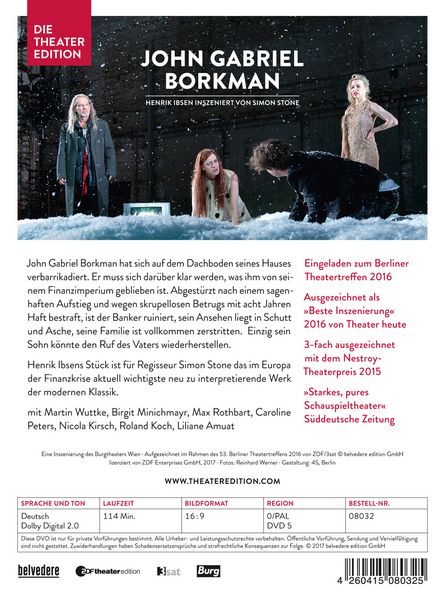 Produktbild: John Gabriel Borkman - Die Theater Edition