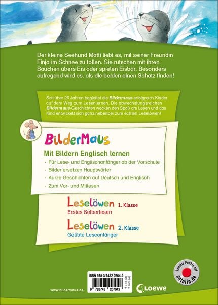 Produktbild: Bildermaus - Mit Bildern Englisch lernen - Geschichten vom kleinen Seehund - Little Seal Stories