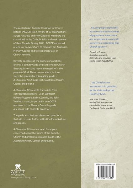 Produktbild: A Church for All: A Guide to the Australian Plenary Council...and Beyond